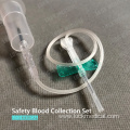 Safety Needle Setwith Holder for Blood Collection